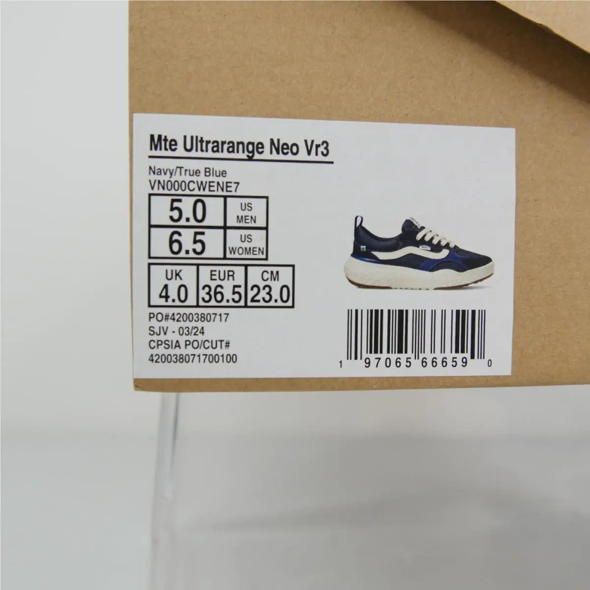 Vans shoes - Vans MTE Ultrarange Neo VR3 - VN000CWENE7 - Blue 10