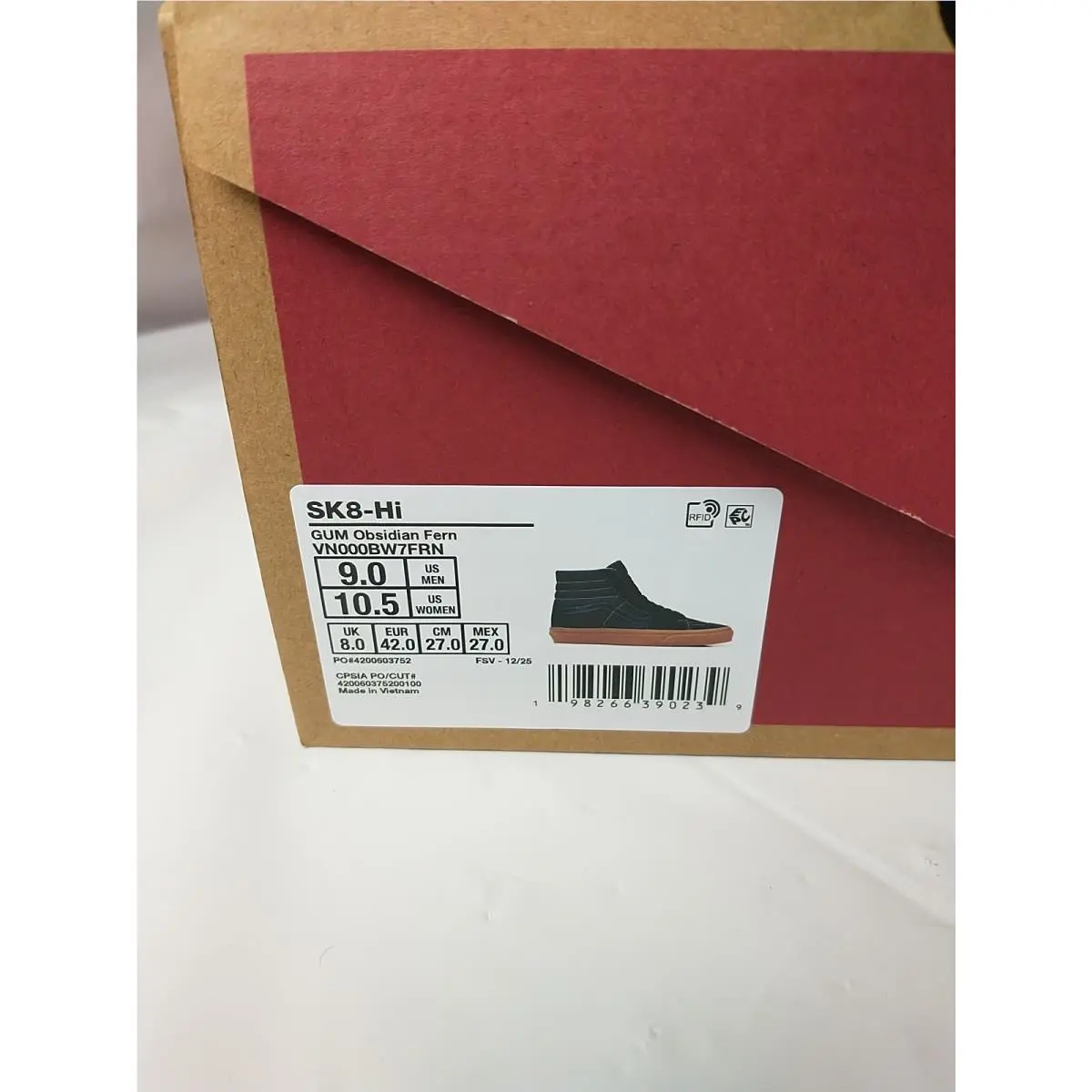 Vans shoes - VANS Sk8-Hi - Green (UPC: 198266390239) 1