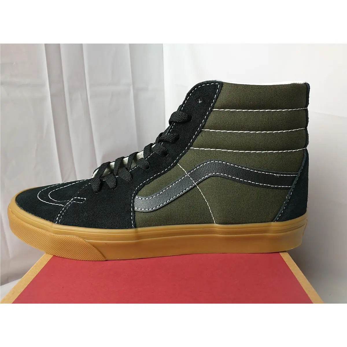 Vans shoes - VANS Sk8-Hi - Green (UPC: 198266390239) 2