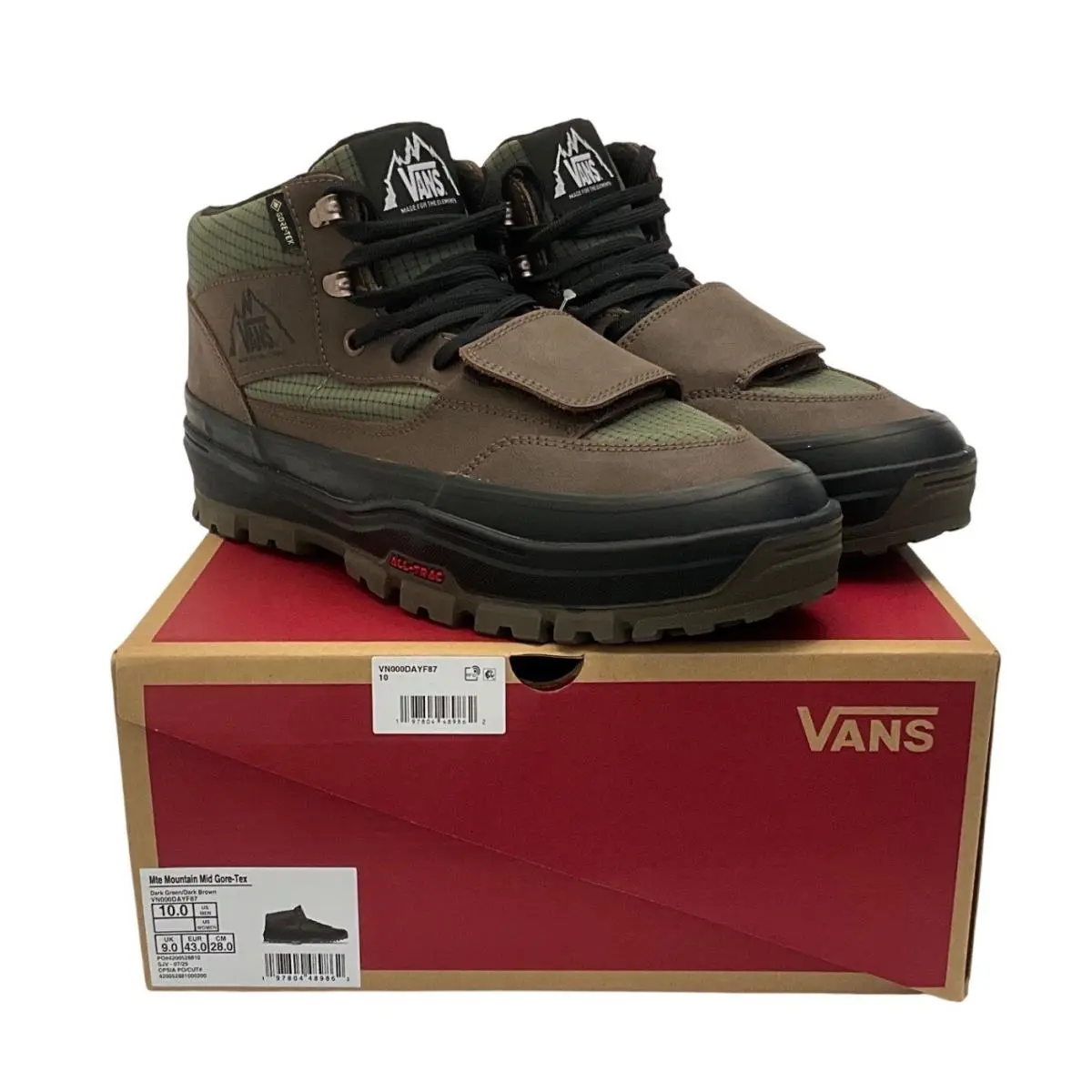 Vans shoes - Vans MTE Mid Gore Tex - Green (UPC: 0197804489862) 9