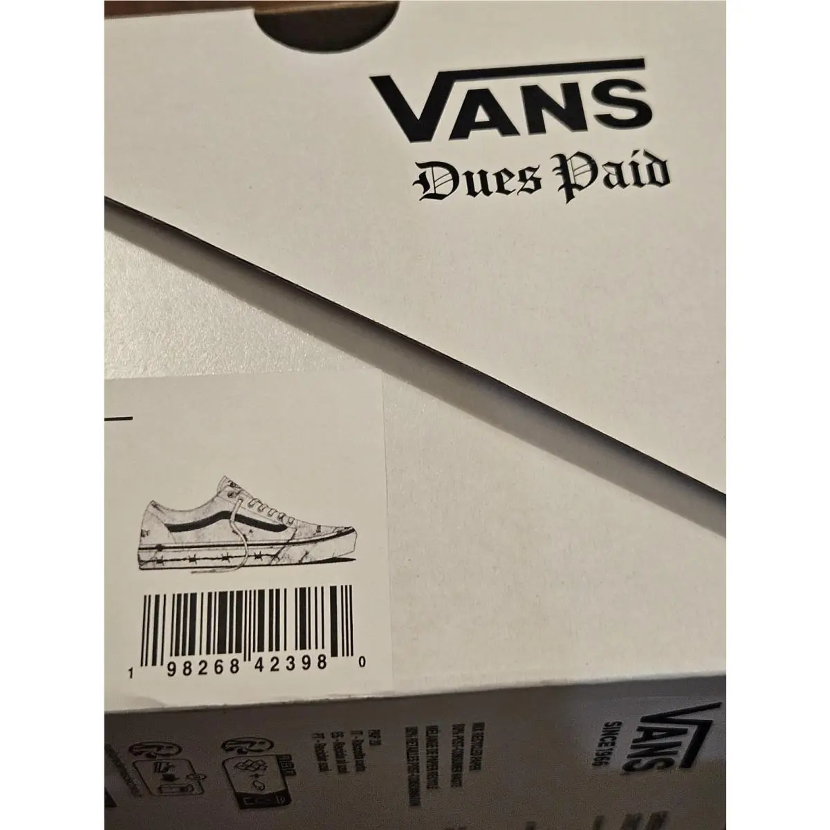 Vans shoes - Vans X Travis Barker Old Skool - White/ Black 5