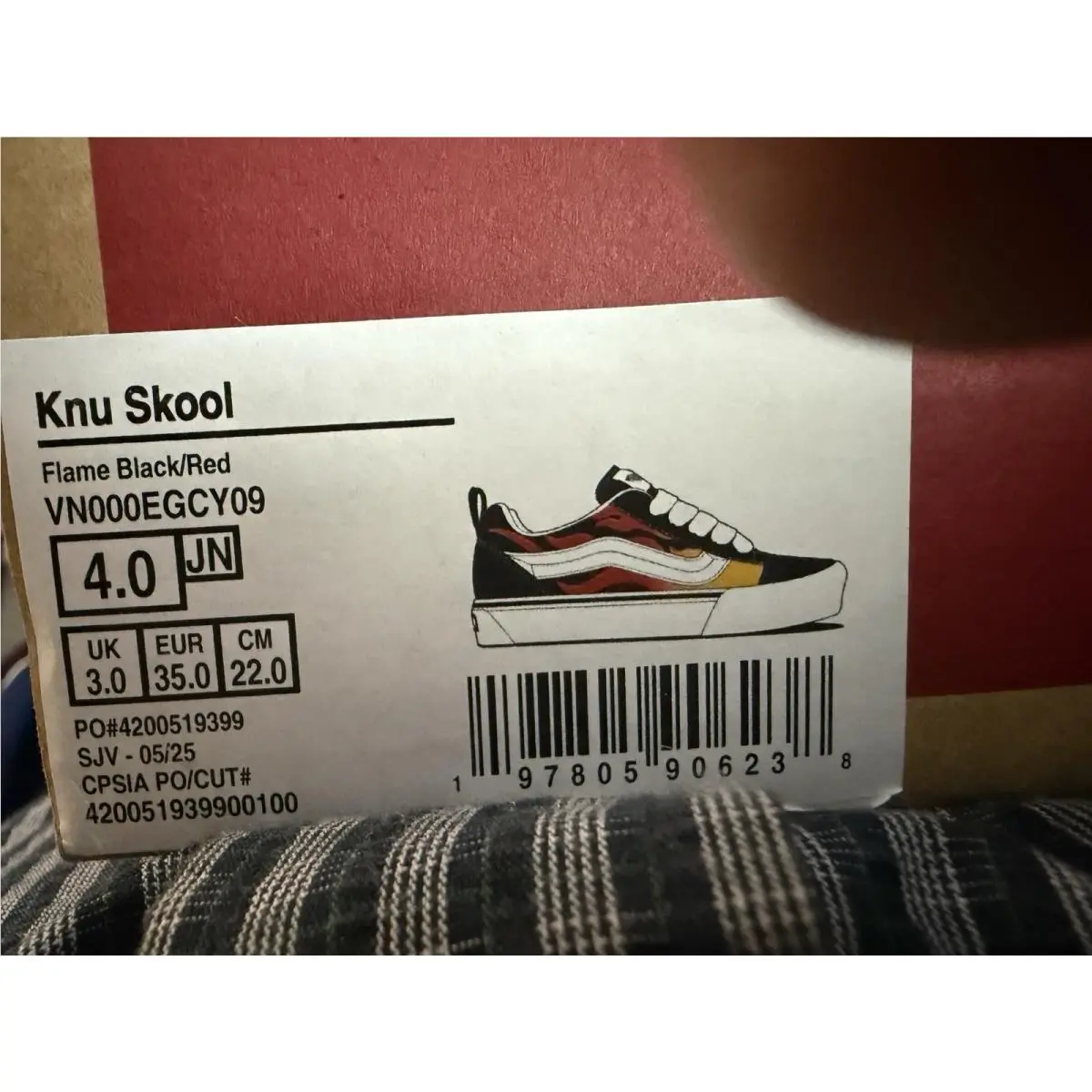 Vans shoes - Vans Knu Skool - Knu Skool - Red 3