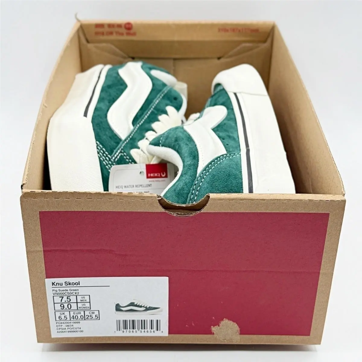 Vans shoes - VANS Knu Skool - Knu Skool - VN000CSOCX2 - Green (UPC: 197065546564) 1