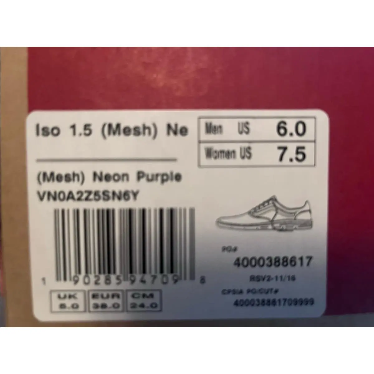 Vans shoes - Iso - Iso - Purple 6
