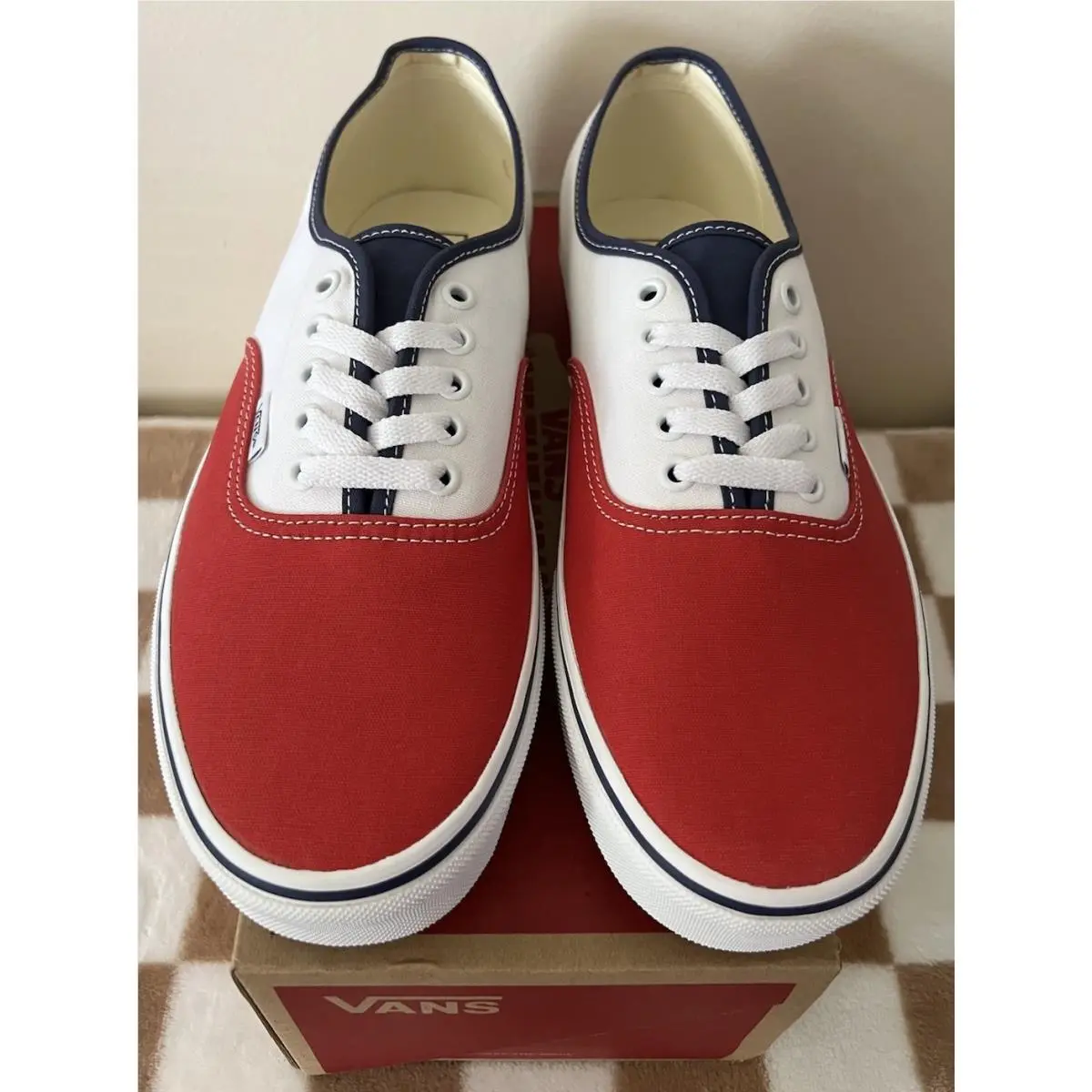 Vans shoes - VANS Authentic - Authentic - VN000EGARWB - Red/White/Blue 6
