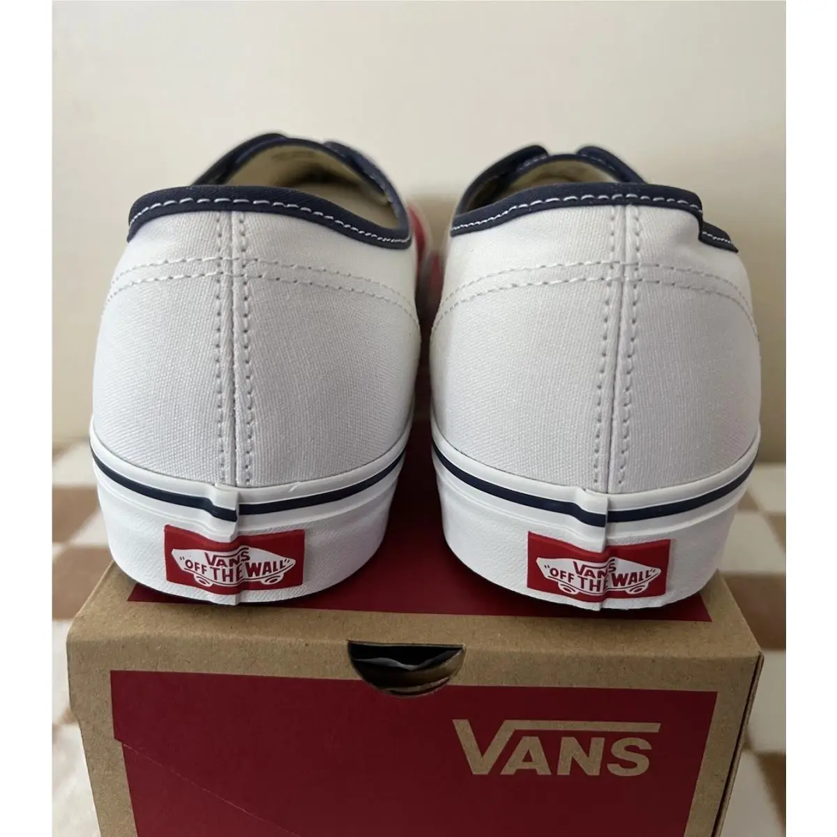Vans shoes - VANS Authentic - Authentic - VN000EGARWB - Red/White/Blue 8
