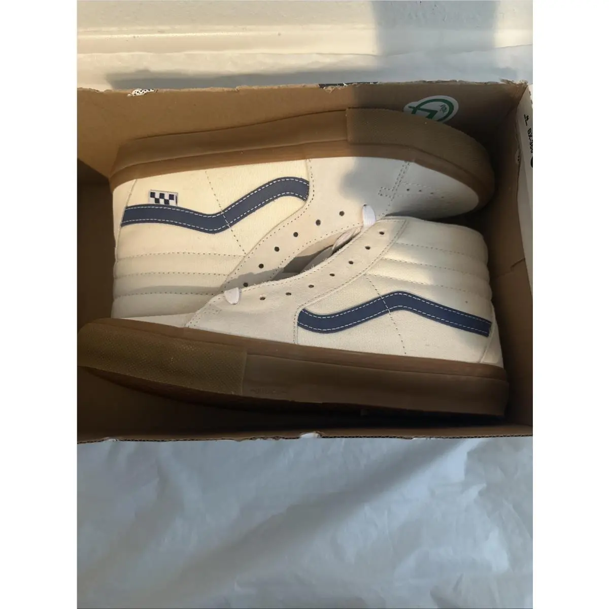 Vans shoes - VANS Sk8-Hi - VN0A2Z33SXO - Ivory 8