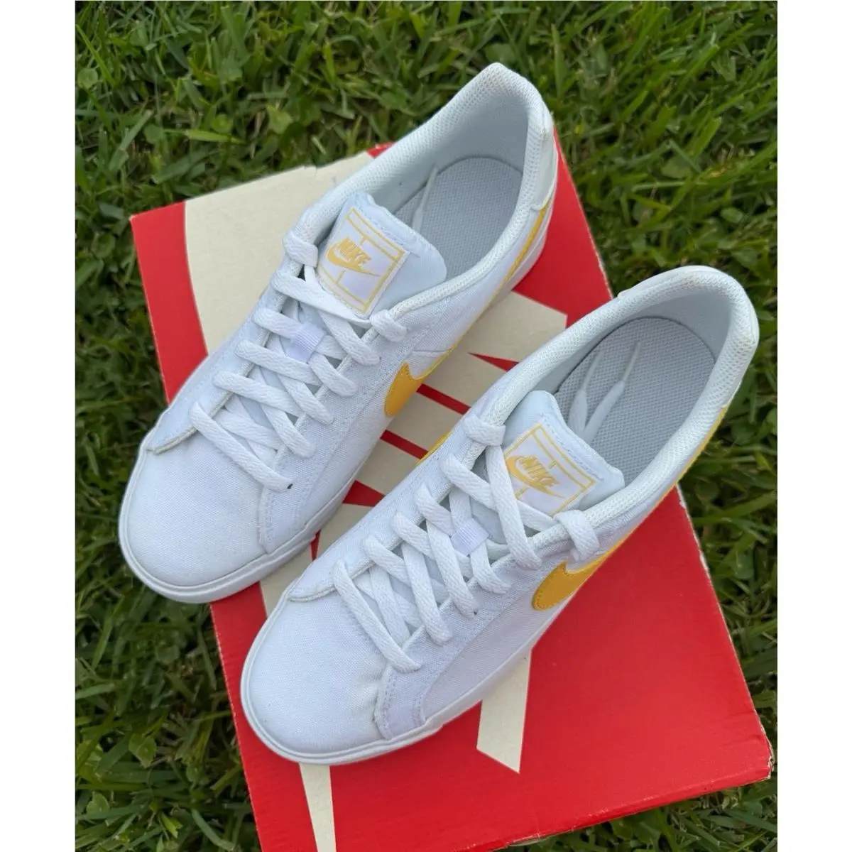 Nike shoes - CD5405102 - CD5405102 - white / yellow 1
