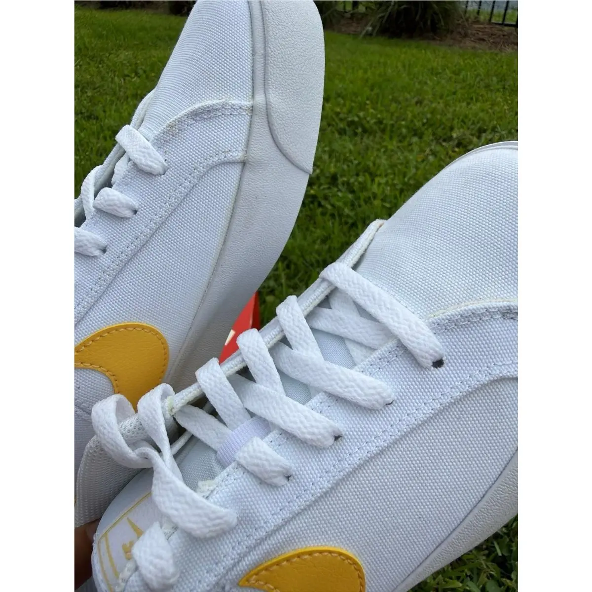 Nike shoes - CD5405102 - CD5405102 - white / yellow 2