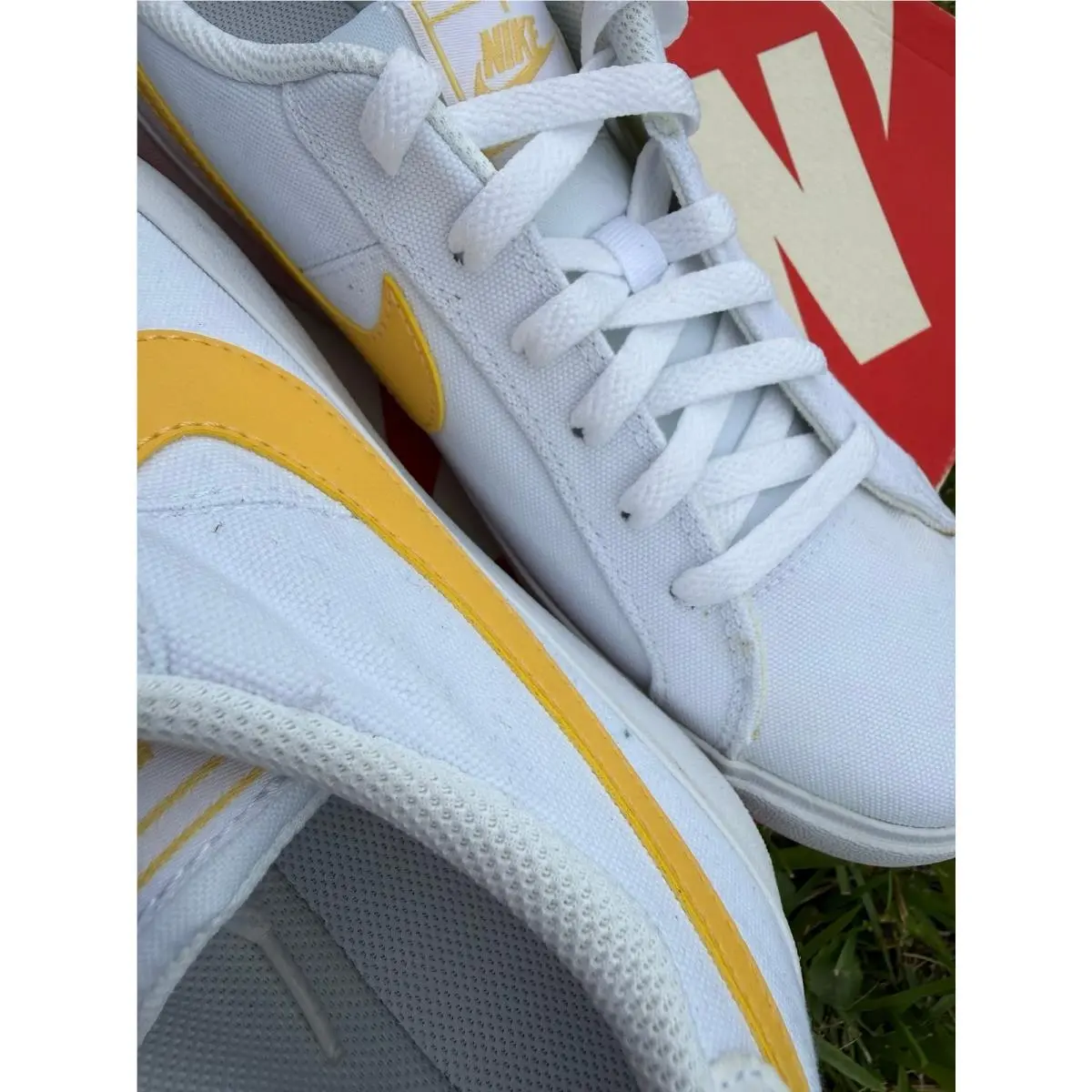 Nike shoes - CD5405102 - CD5405102 - white / yellow 3