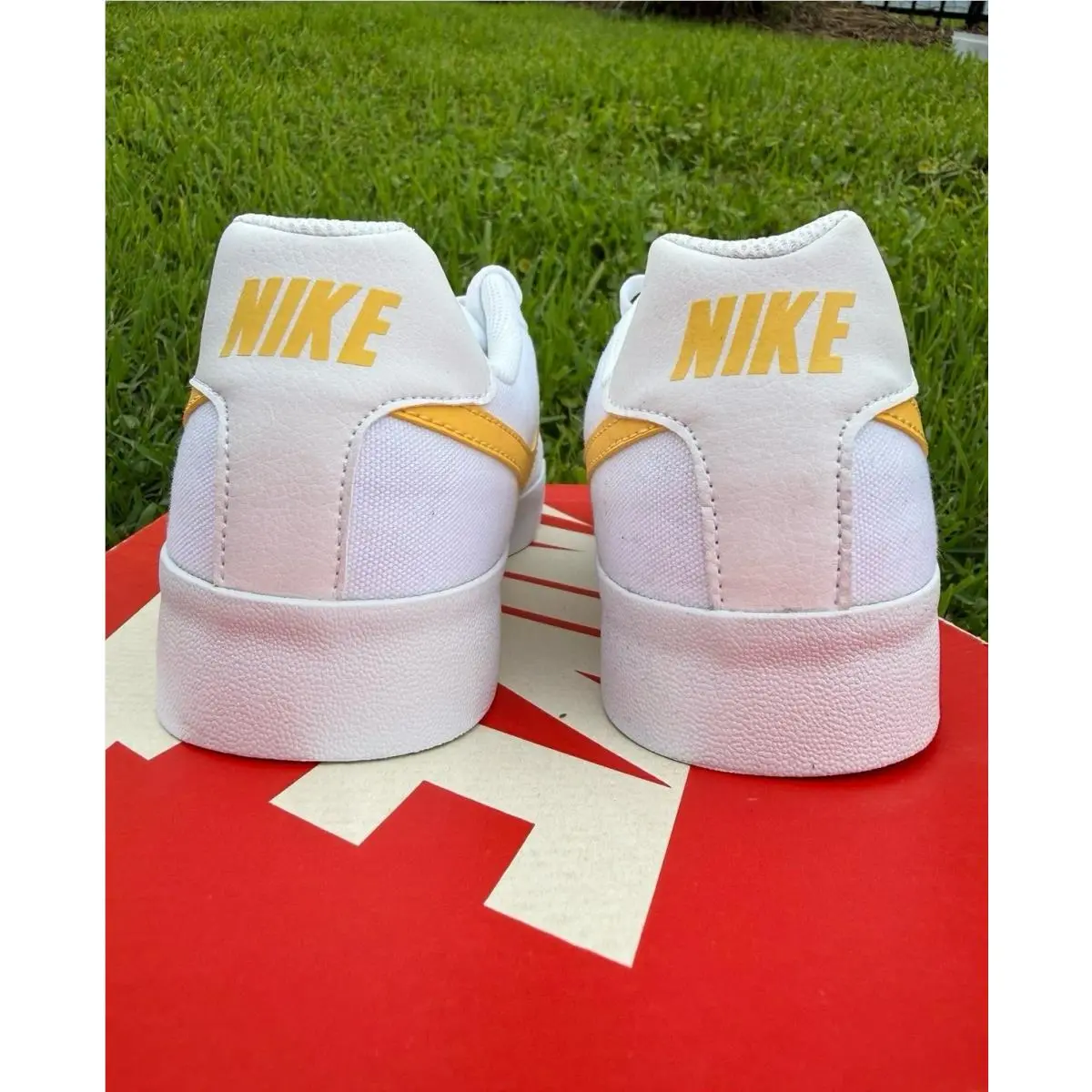 Nike shoes - CD5405102 - CD5405102 - white / yellow 4
