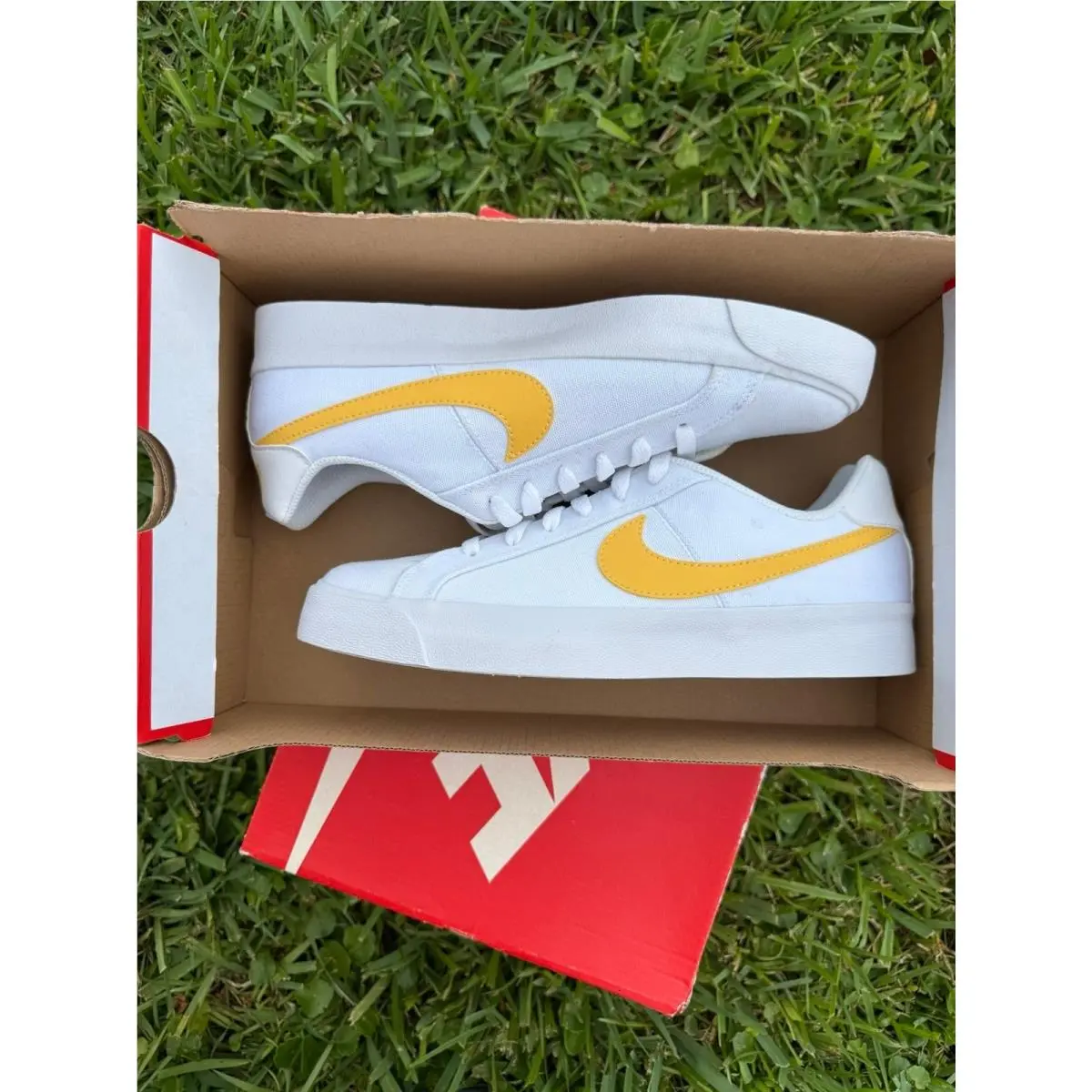 Nike shoes - CD5405102 - CD5405102 - white / yellow 7