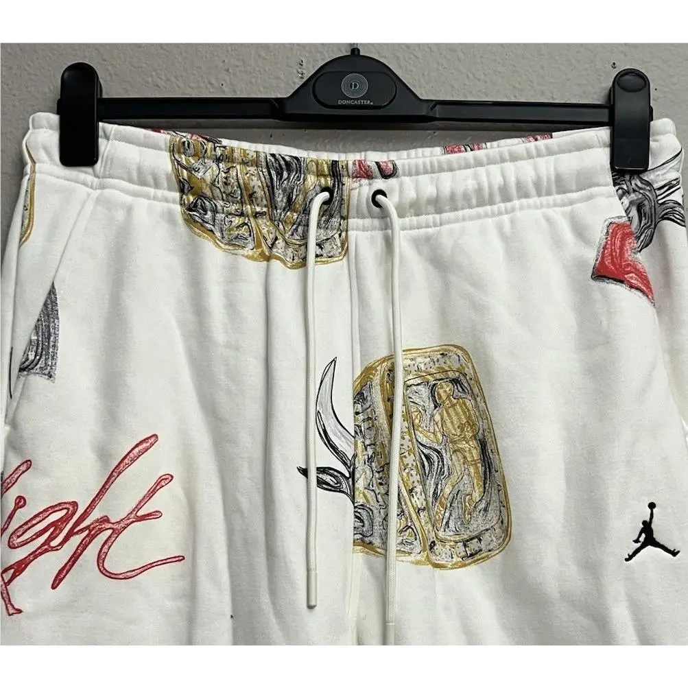 Nike clothing - Nike Air Jordan Brooklyn Fleece Pants - FN4547-133 - Sail (UPC: 196976105815) 0