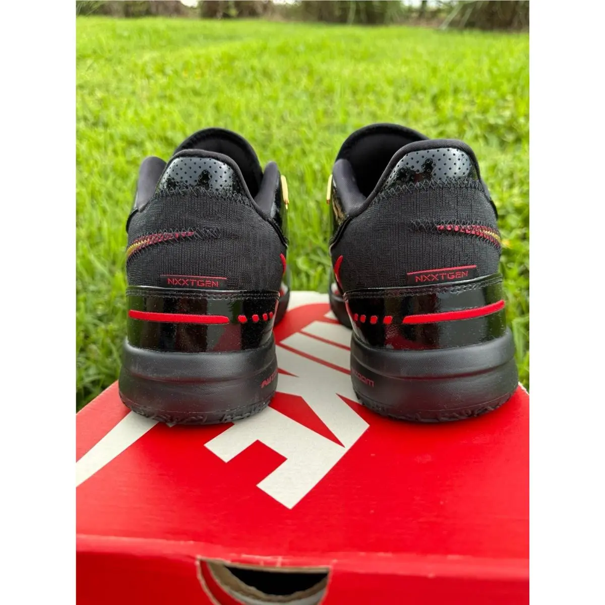 Nike shoes - Nike Zoom LeBron NXXT Gen - black / red 3