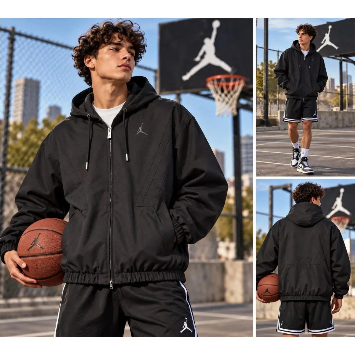 Nike clothing - Nike Air Jordan Flight Draft - Black 0