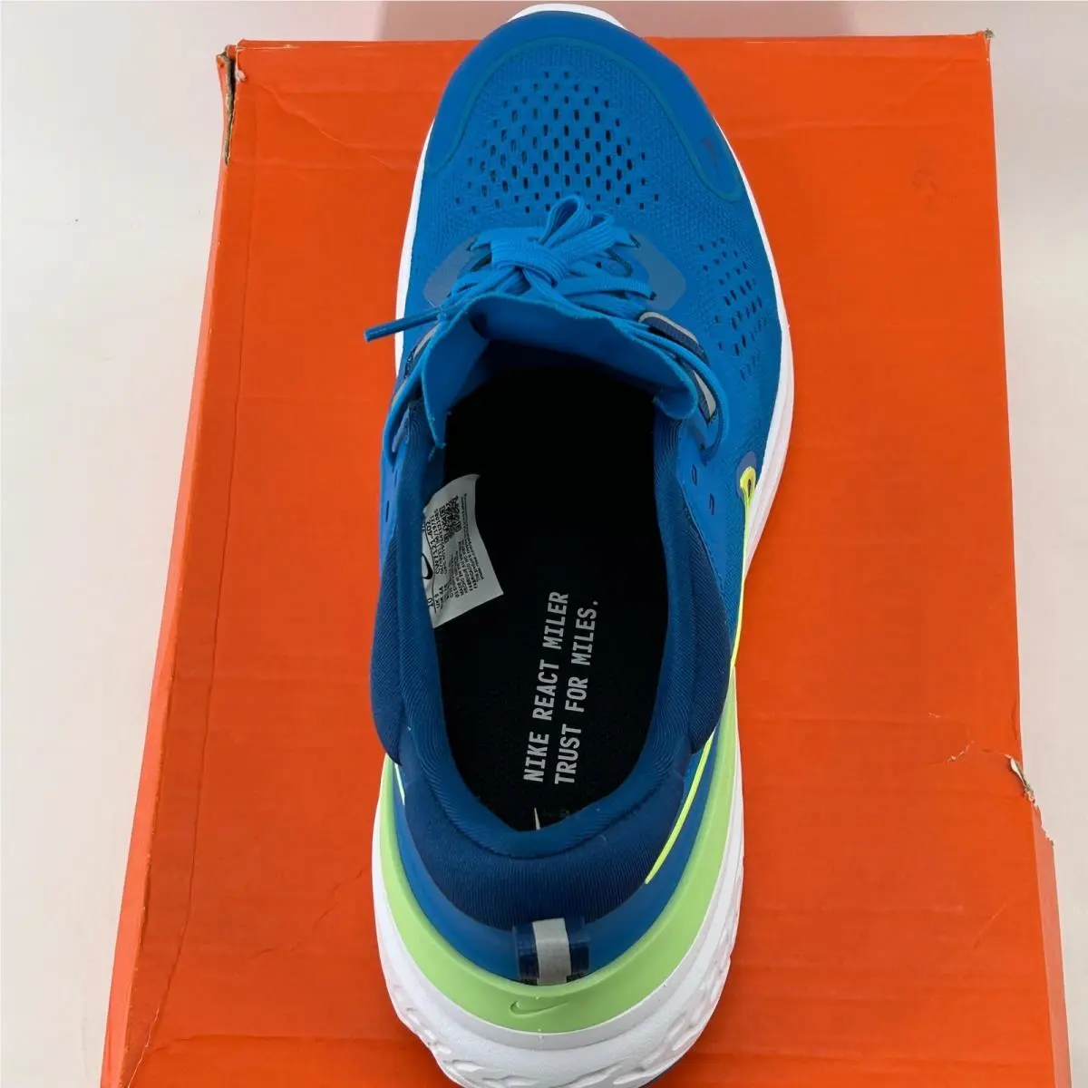 Nike shoes - Nike React Miler 2 - React Miler - Blue 5