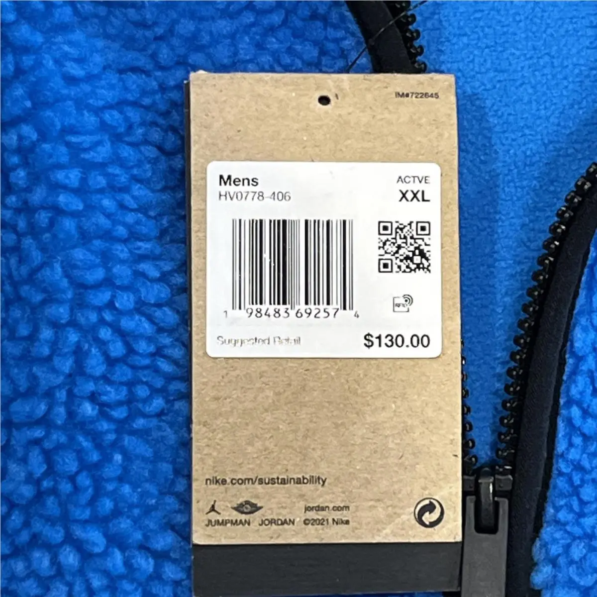 Nike clothing - HV0778-406 - HV0778-406 - Blue (UPC: 0198483692574) 1