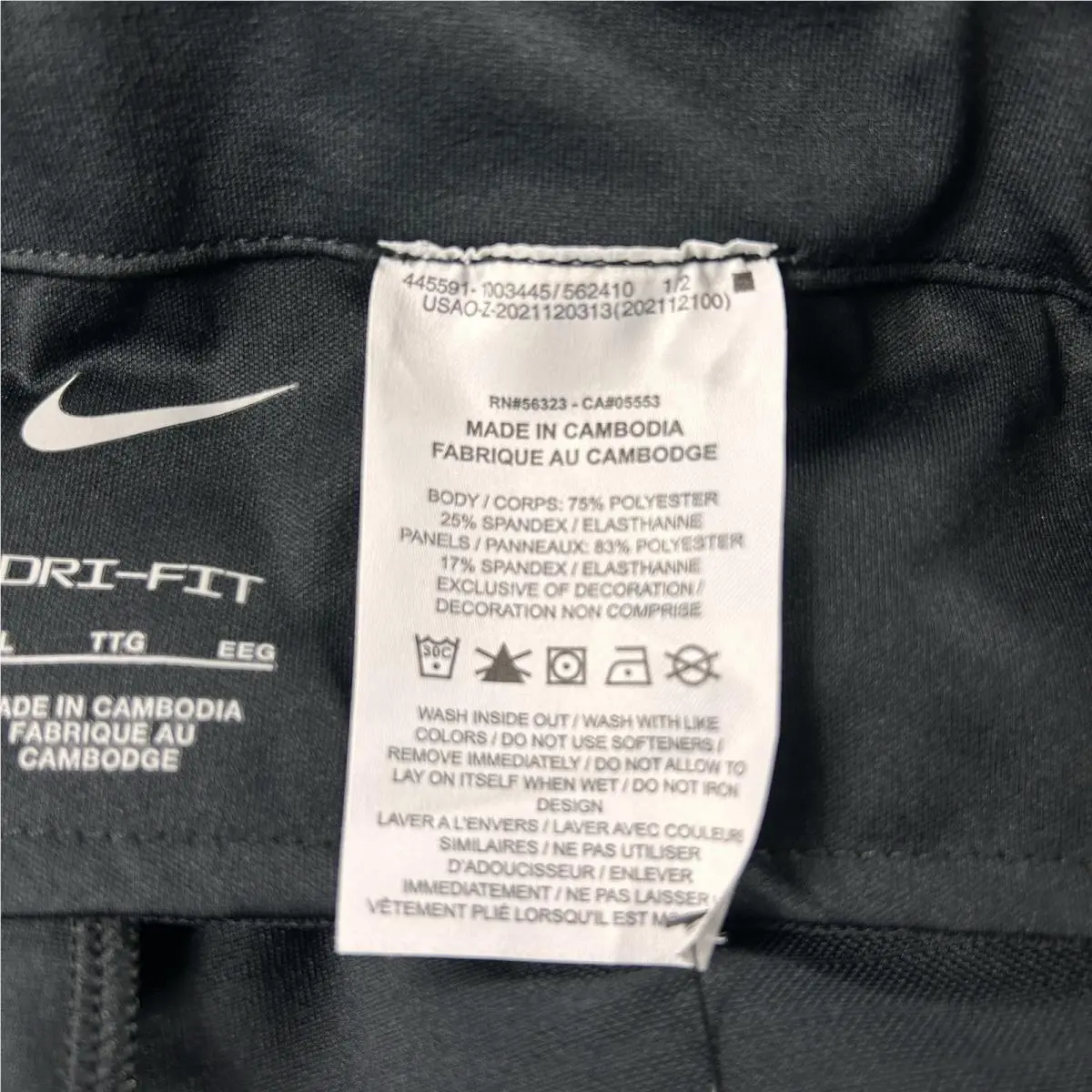 Nike clothing - CZ8823010 - CZ8823010 - Black (UPC: 0194502743166) 4