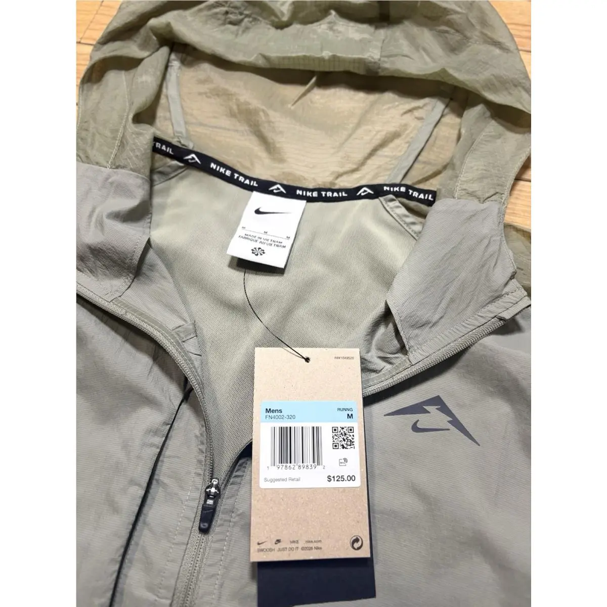 Nike clothing - Nike Trail - Trail - FN4002-276 - Olive (UPC: 0197594165762) 5