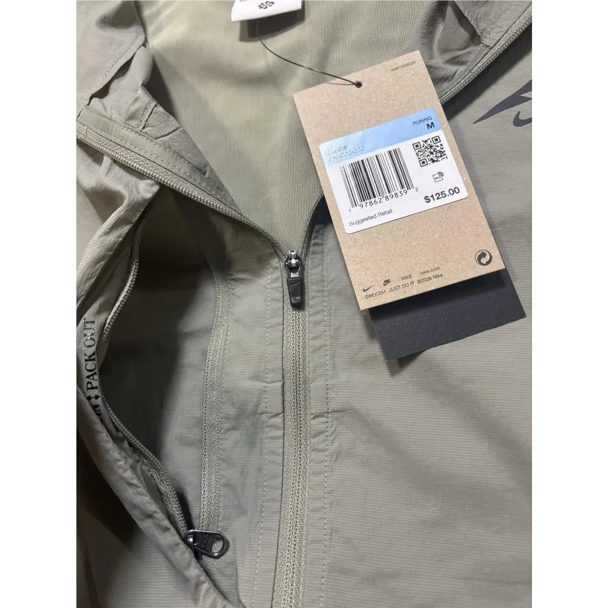 Nike clothing - Nike Trail - Trail - FN4002-276 - Olive (UPC: 0197594165762) 6