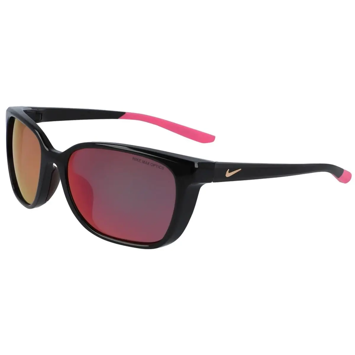 Sentiment M Women`s Black Soft Square Sport Sunglasses - NKCT7878-010 by Nike