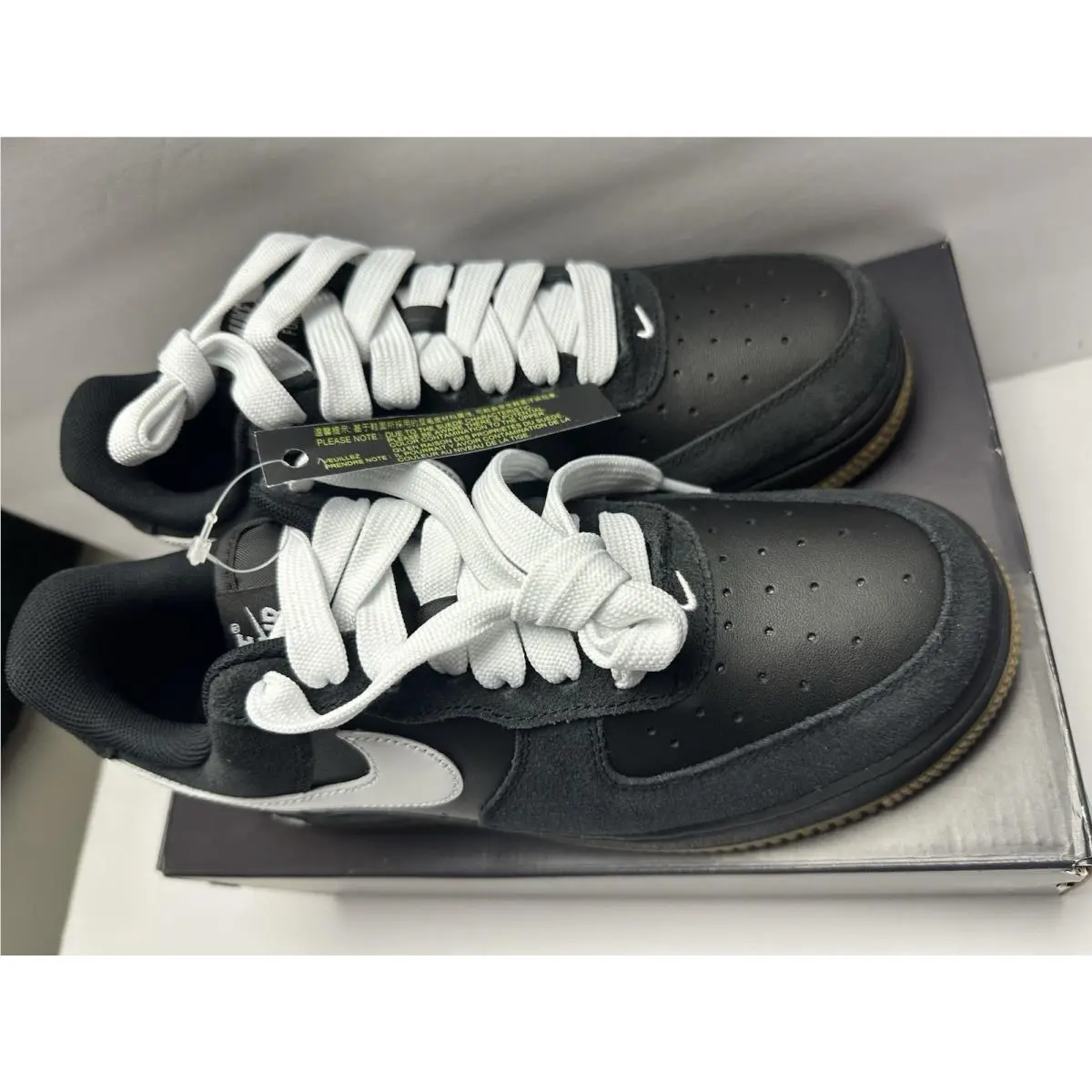 Nike shoes - Nike Air Force 1 `07 LV8 - IB6388-001 - Black 2
