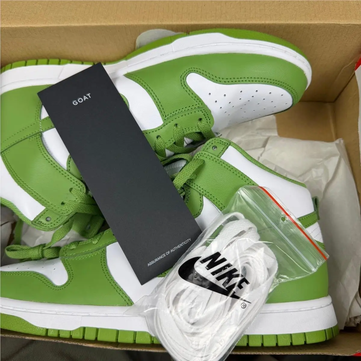 Nike shoes - Nike Dunk High - Dunk High - Green 2