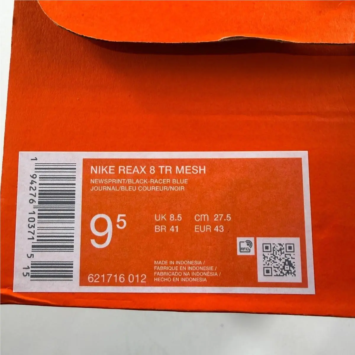 Nike shoes - Nike Reax 8 TR Mesh - Black 6