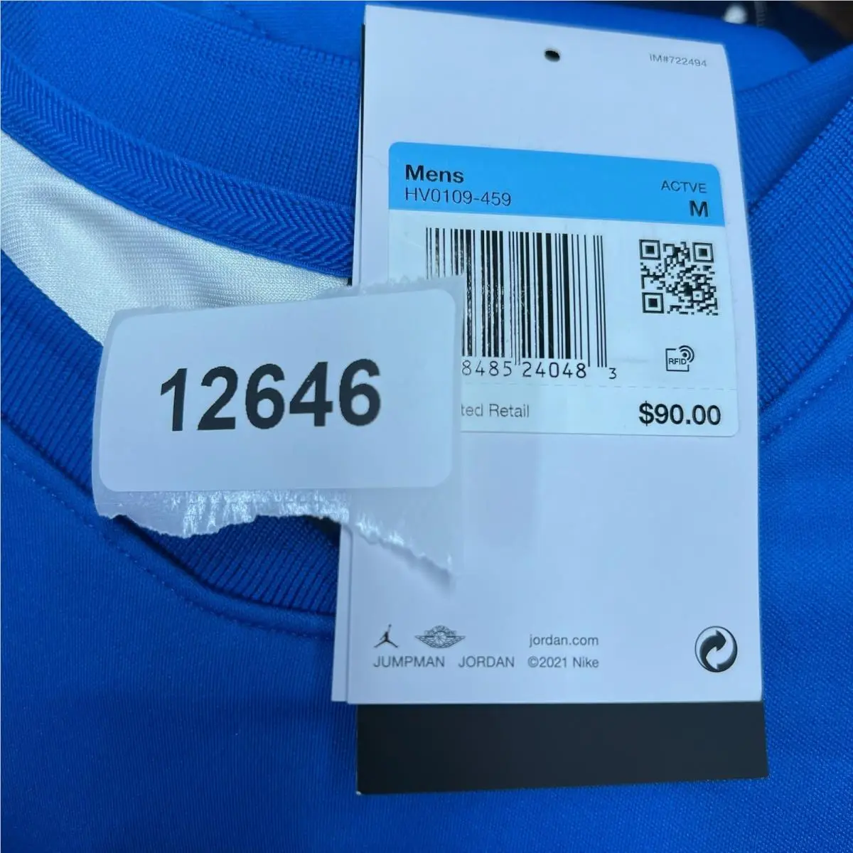 Nike clothing - Jordan Sport Hockey Jersey - Sport Hockey Jersey - Blue 6