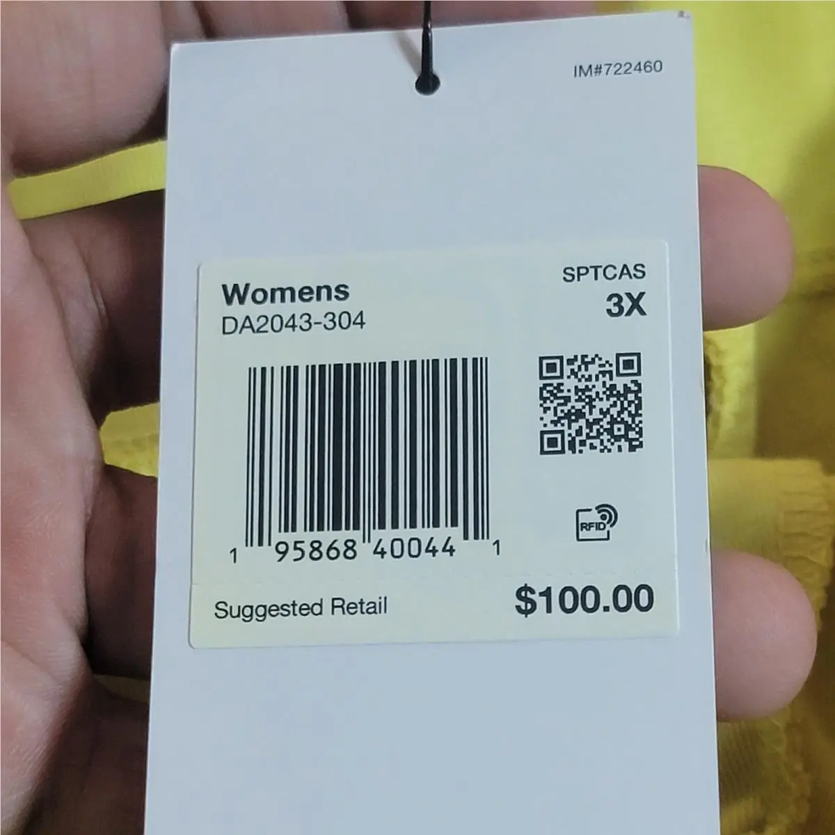 Nike clothing - Nike - DA2043010 - Yellow (UPC: 0194495901567) 5