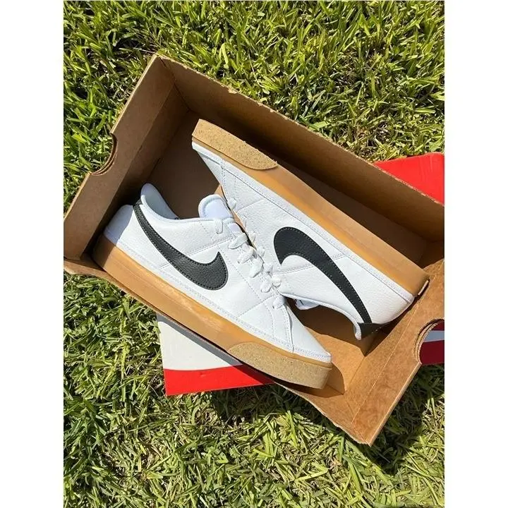 Nike shoes - Nike Court Legacy - Court Legacy - white / gum 7