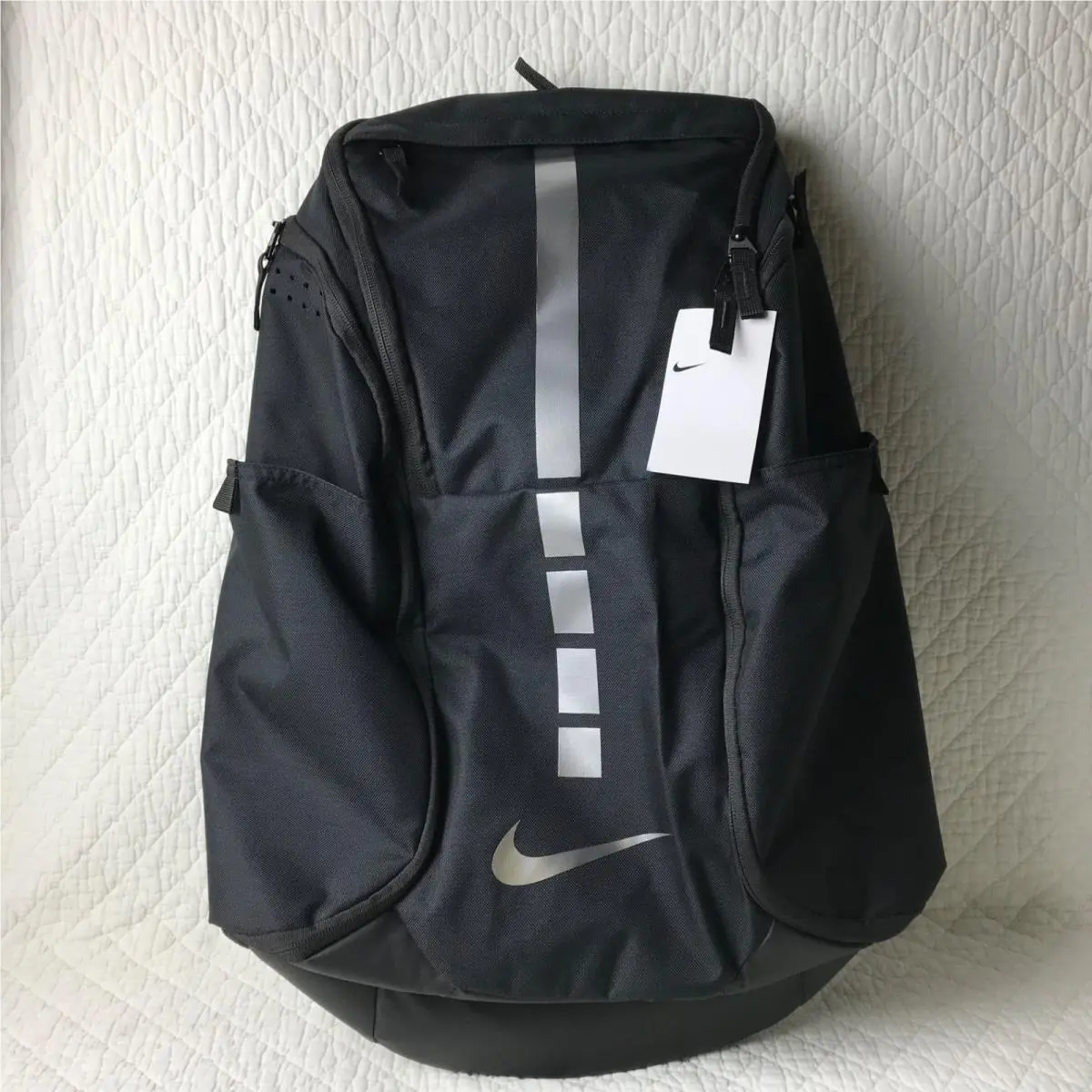 Nike Hoops Elite Pro Backpack Basketball Unisex Black Silver DA1922-011