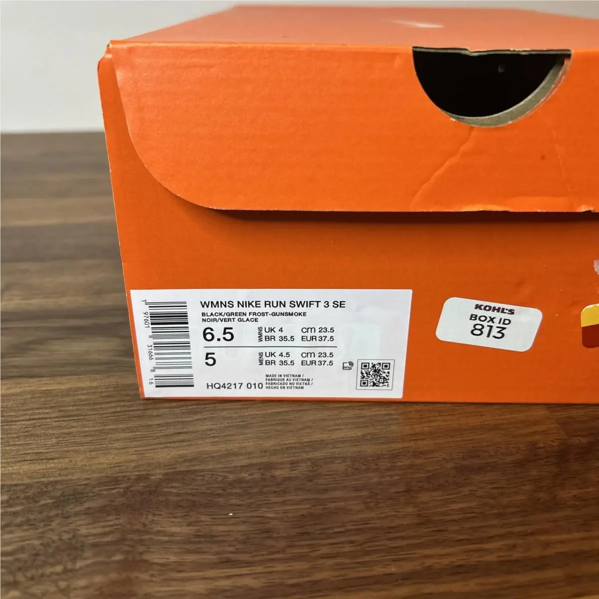 Nike shoes - Nike Run Swift 3 - Run Swift - HQ4217-010 - White/Black (UPC: 00197601317054) 8