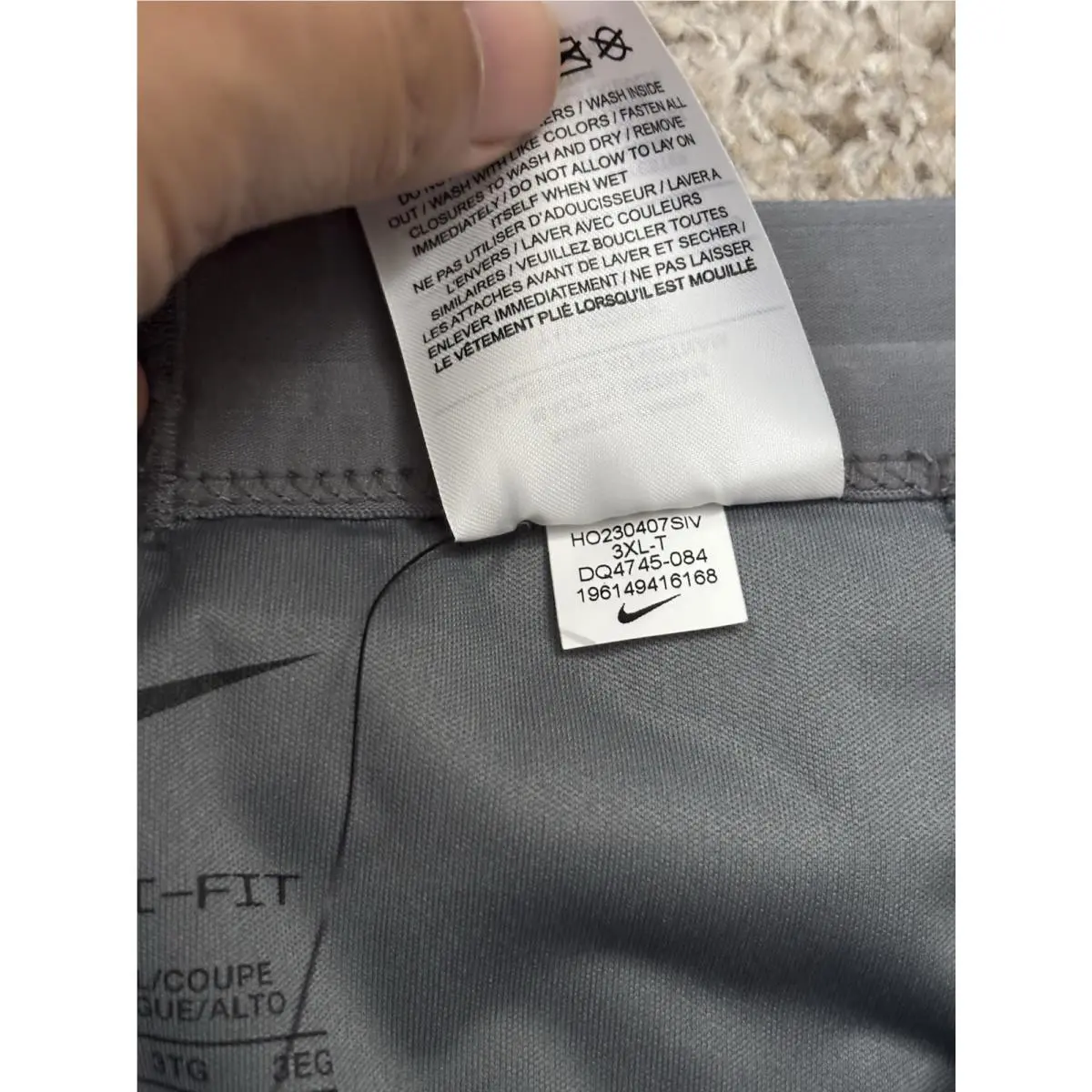 Nike clothing - Nike Phenom Men`s Dri-FIT Woven Running Pants - DQ4745 - Gray 9