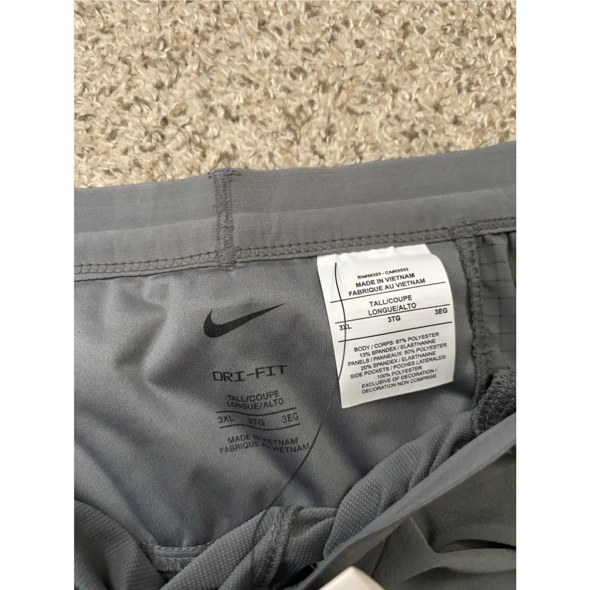 Nike clothing - Nike Phenom Men`s Dri-FIT Woven Running Pants - DQ4745 - Gray 1