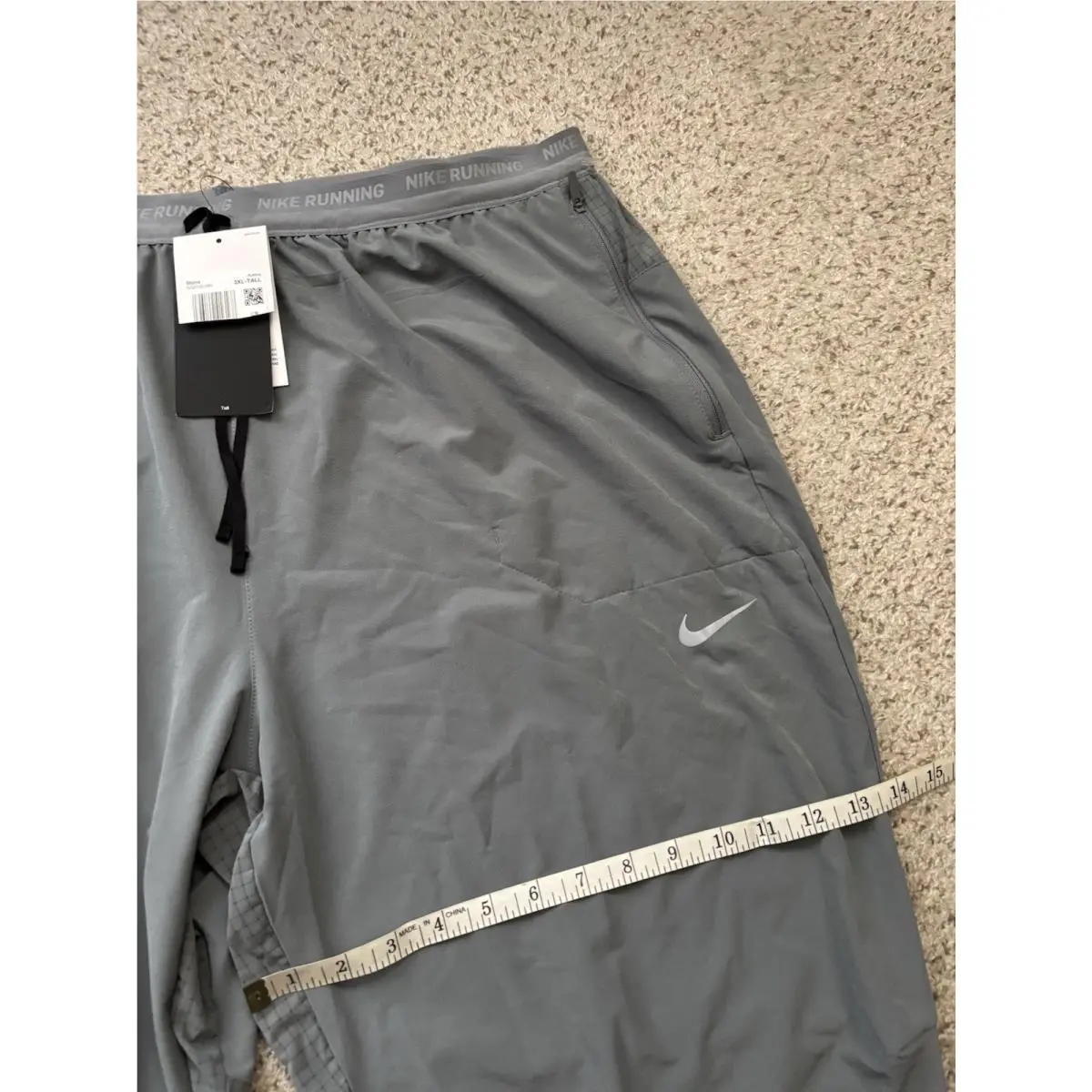 Nike clothing - Nike Phenom Men`s Dri-FIT Woven Running Pants - DQ4745 - Gray 6