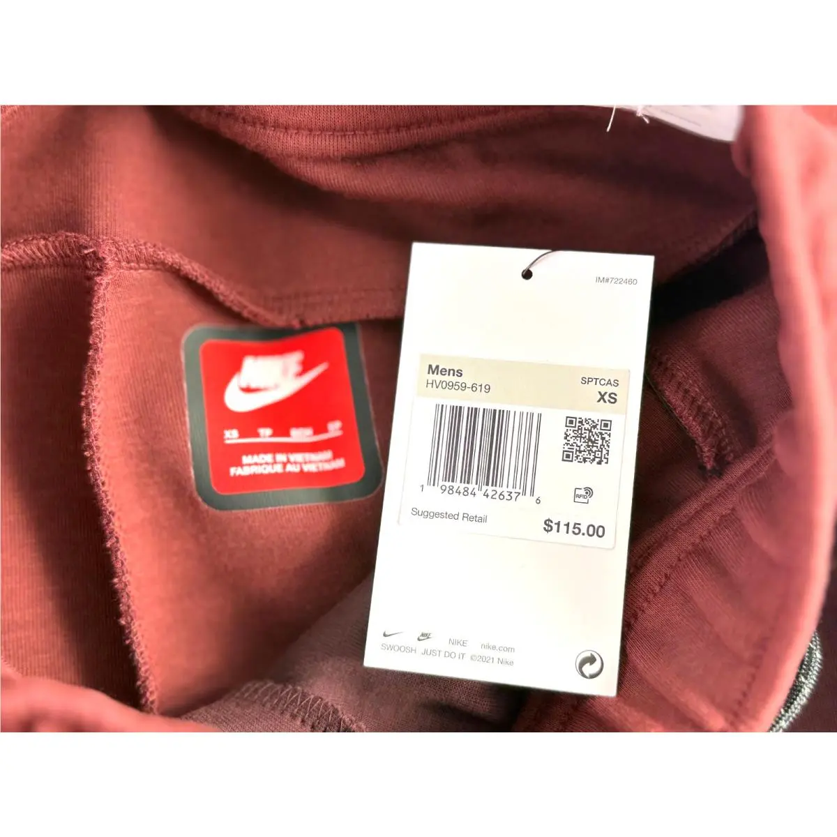 Nike clothing - Nike Sportswear Tech - Sportswear Tech - HV0959-619 - Red 7