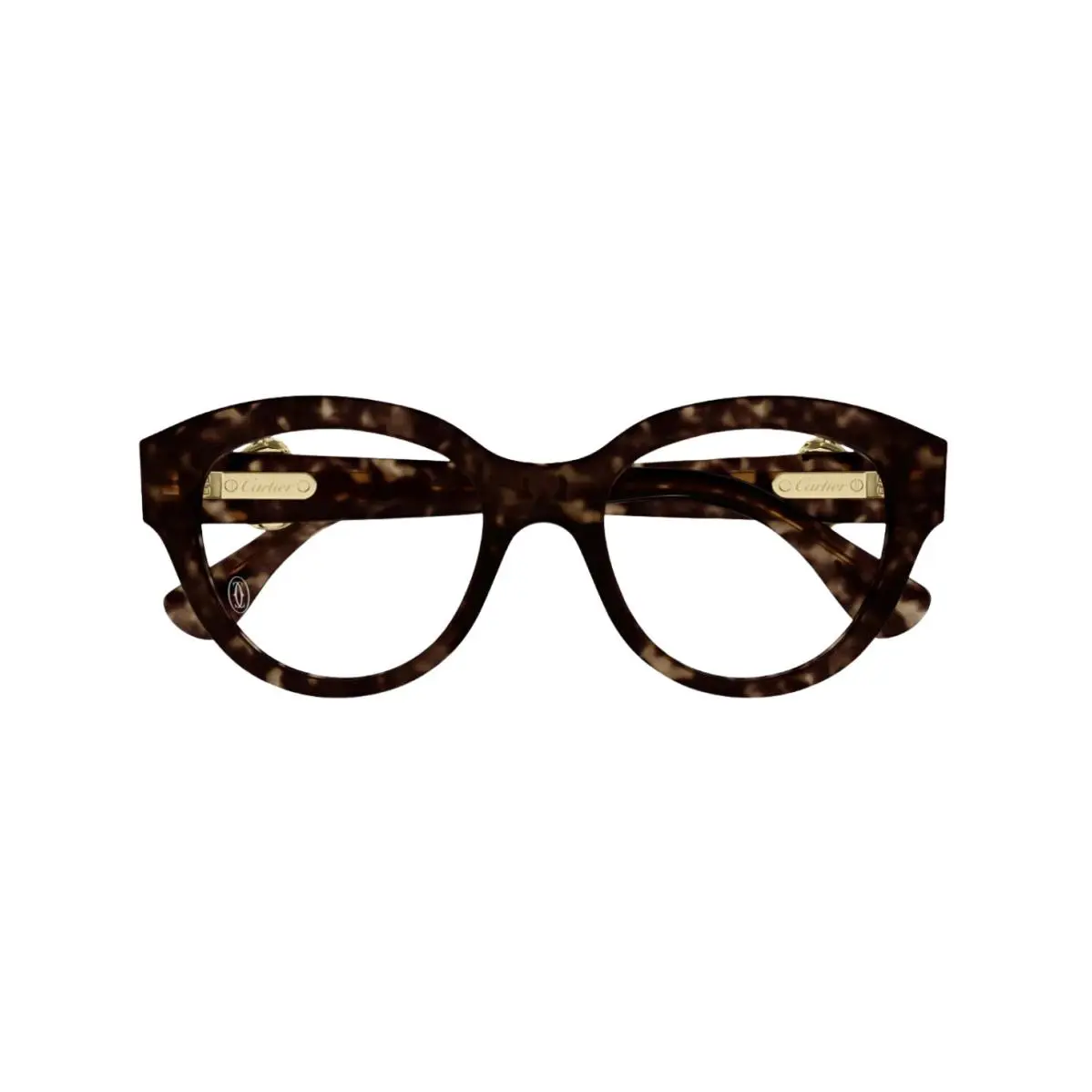 Panthère de CT0567O Round Eyeglasses Havana by Cartier