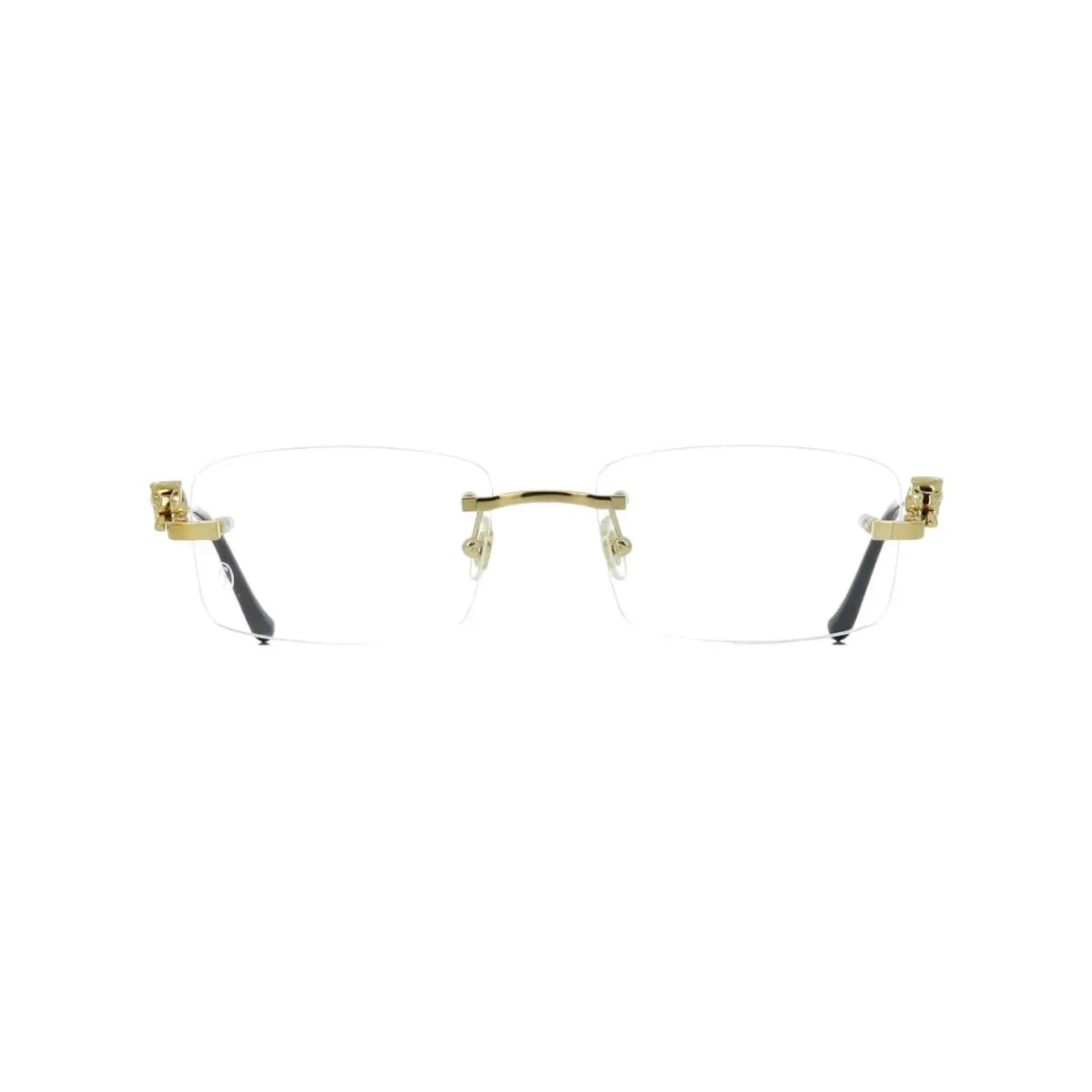 Panthere CT0281O Rectangle Eyeglasses Gold by Cartier