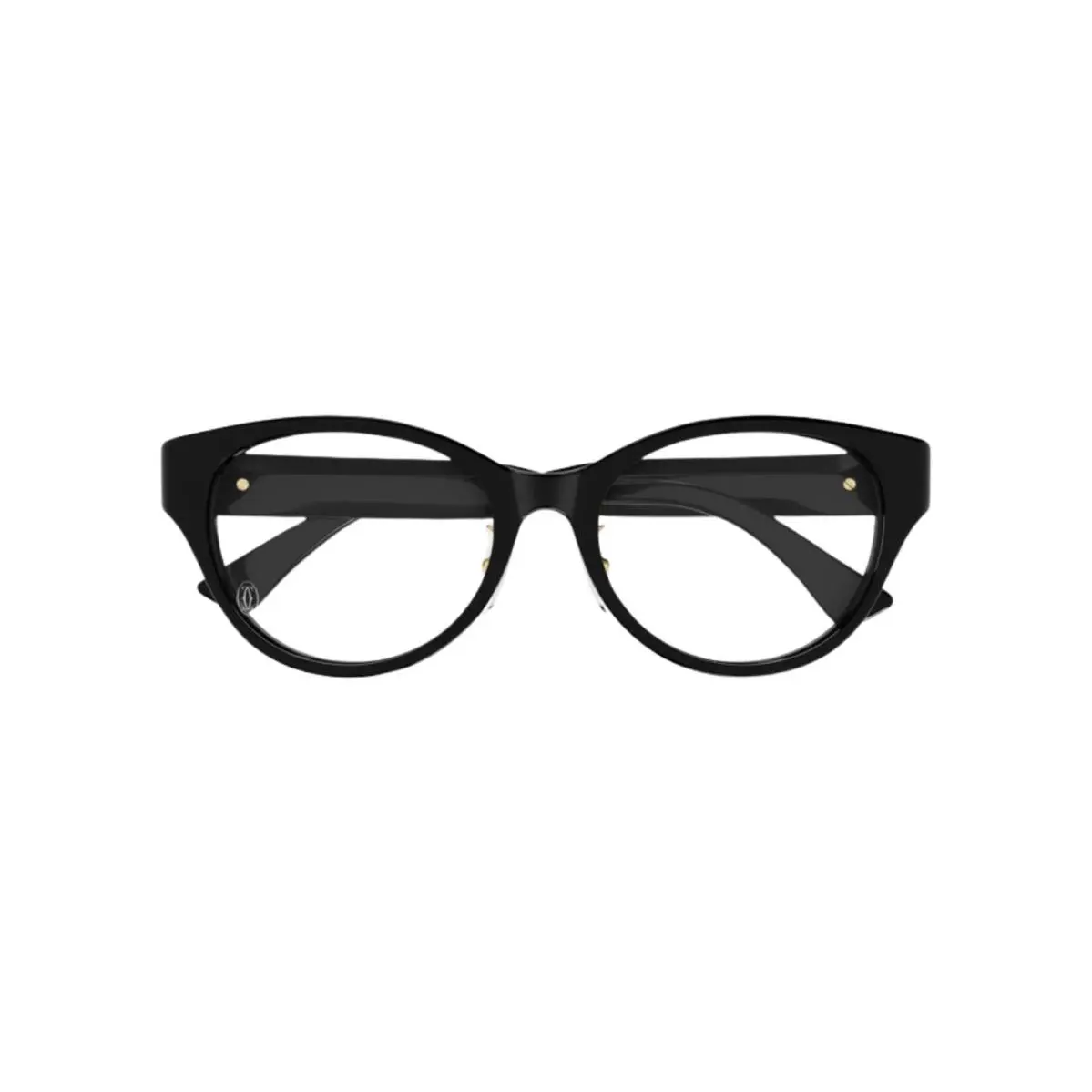 Double C CT0606oJ Cat Eye Eyeglasses Black/ by Cartier
