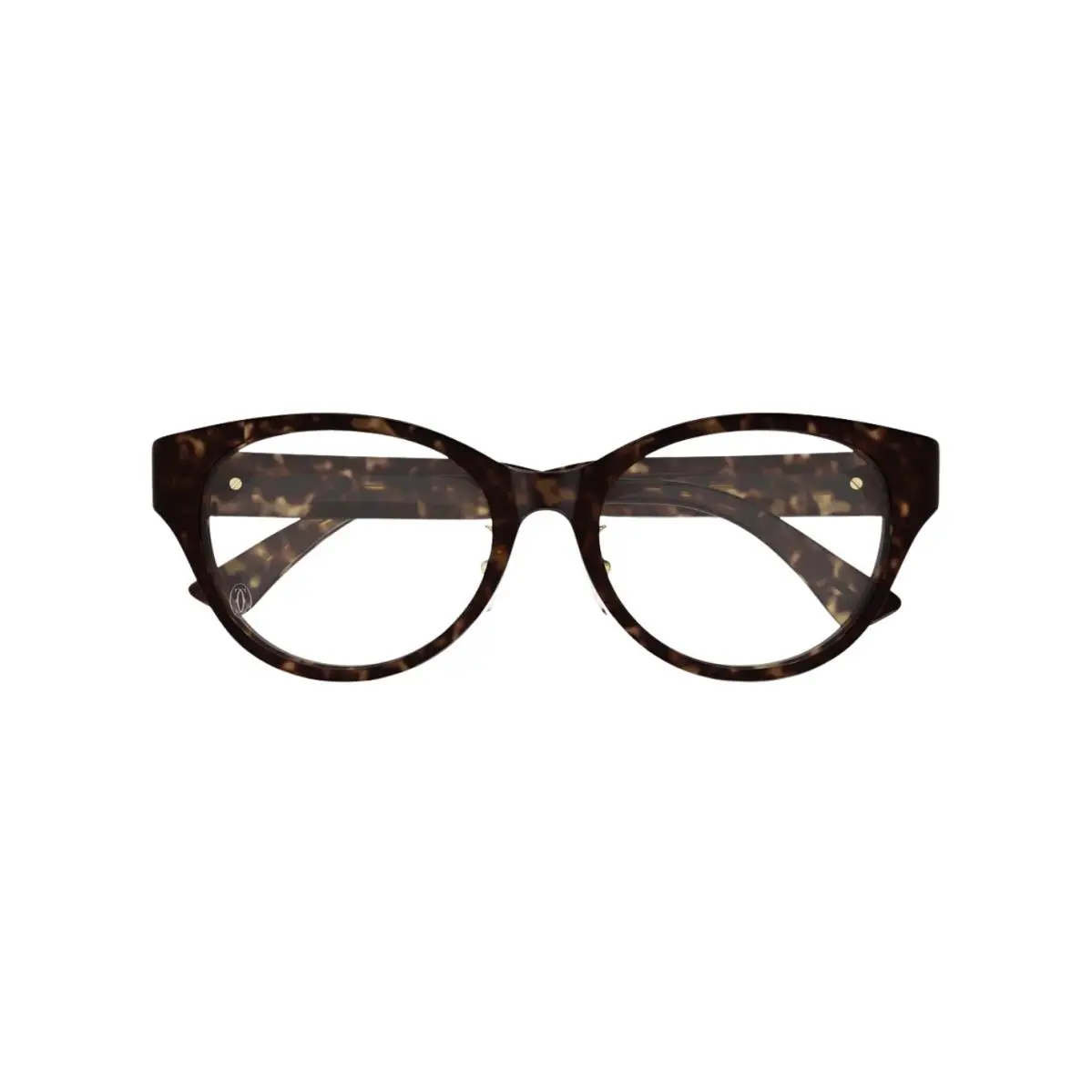 Double C CT0606oJ Cat Eye Eyeglasses Havana by Cartier