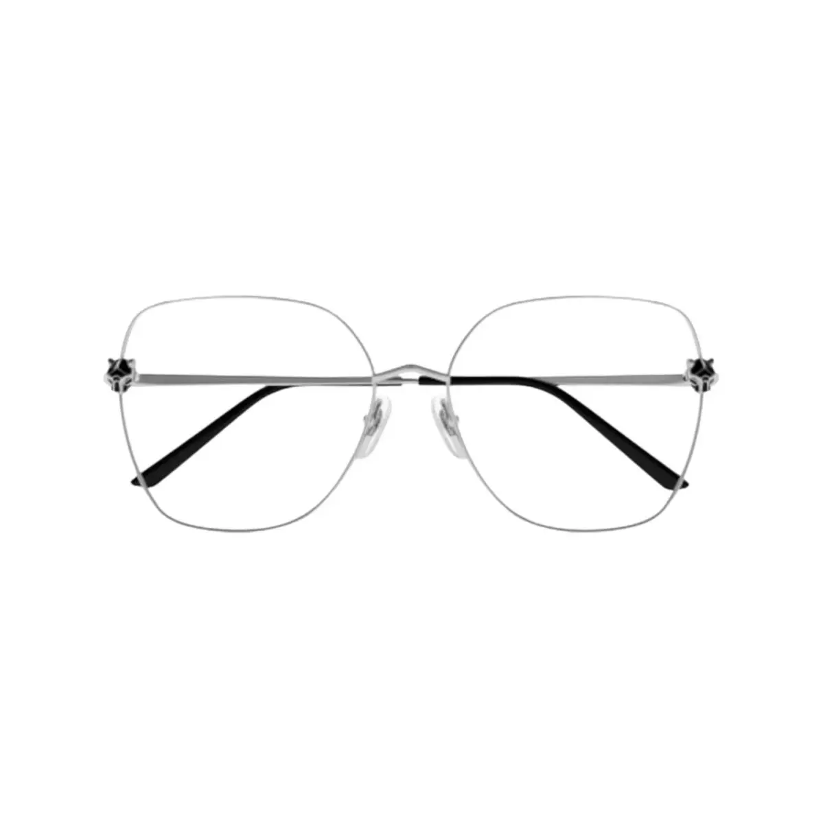 Panthere de CT0417O Butterfly Eyeglasses Silver by Cartier