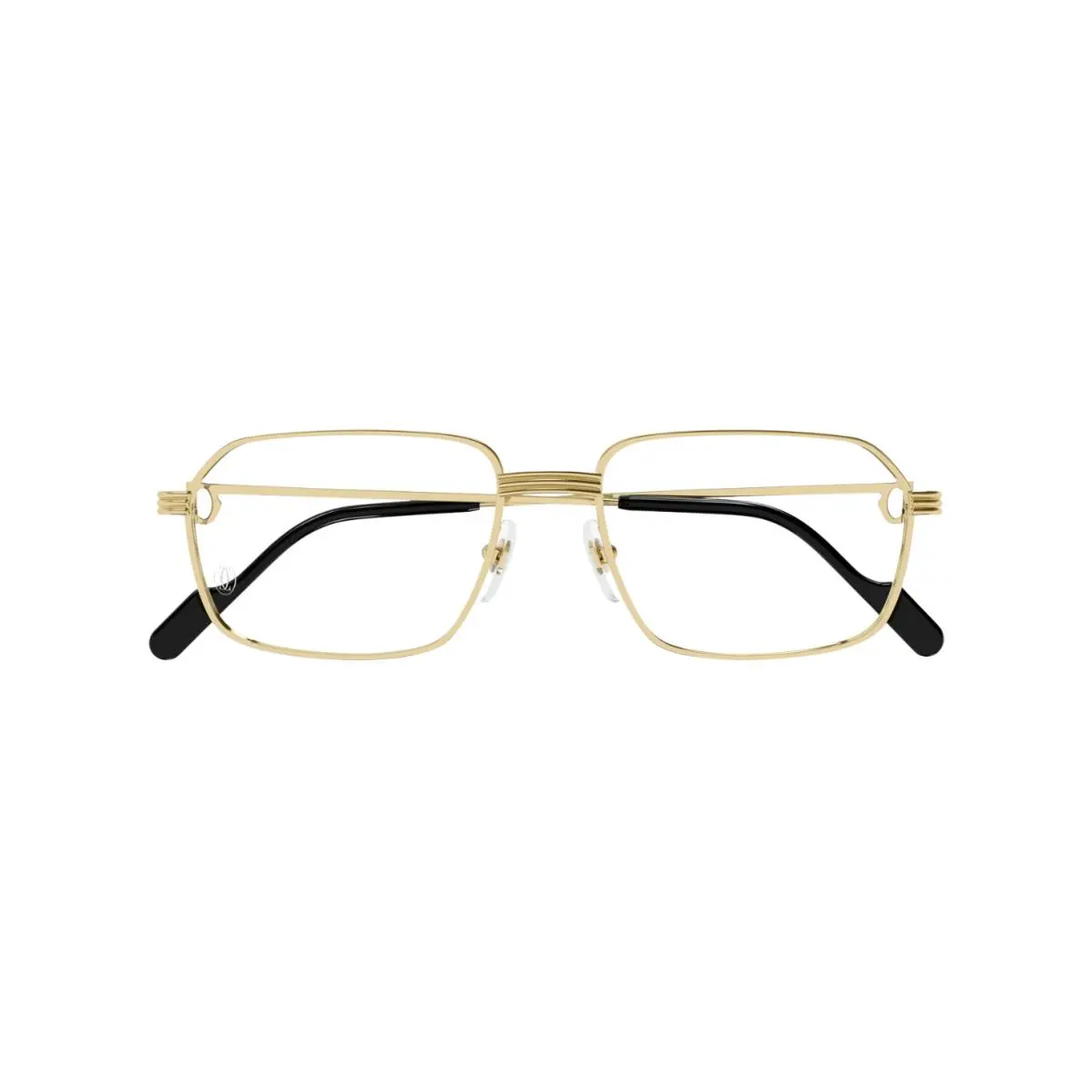 Signature C de CT0445O Rectangle Eyeglasses Gold by Cartier