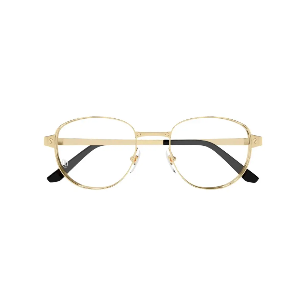 Santos CT0572O Square Eyeglasses Gold by Cartier