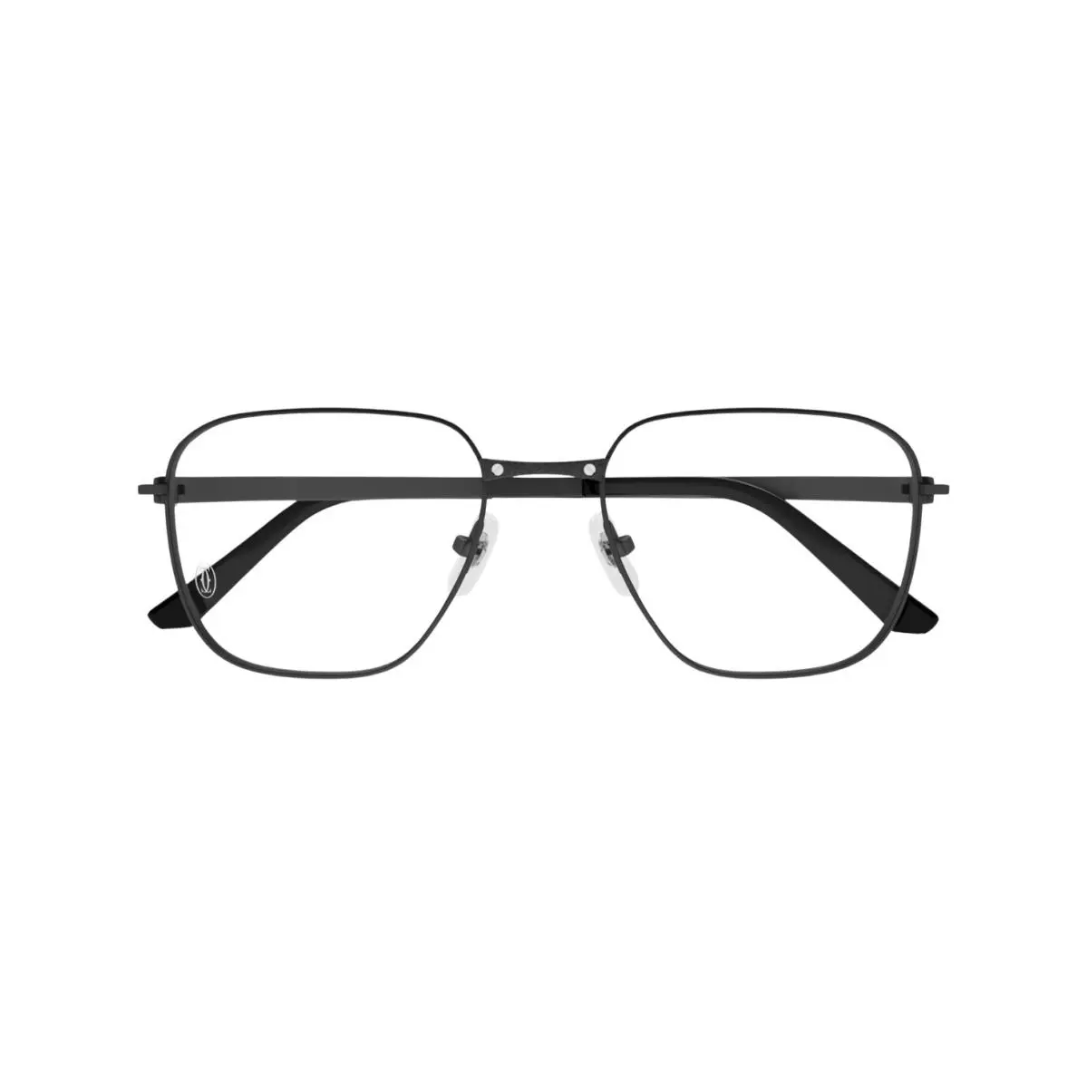 Santos Classic CT0553O Square Eyeglasses Black by Cartier