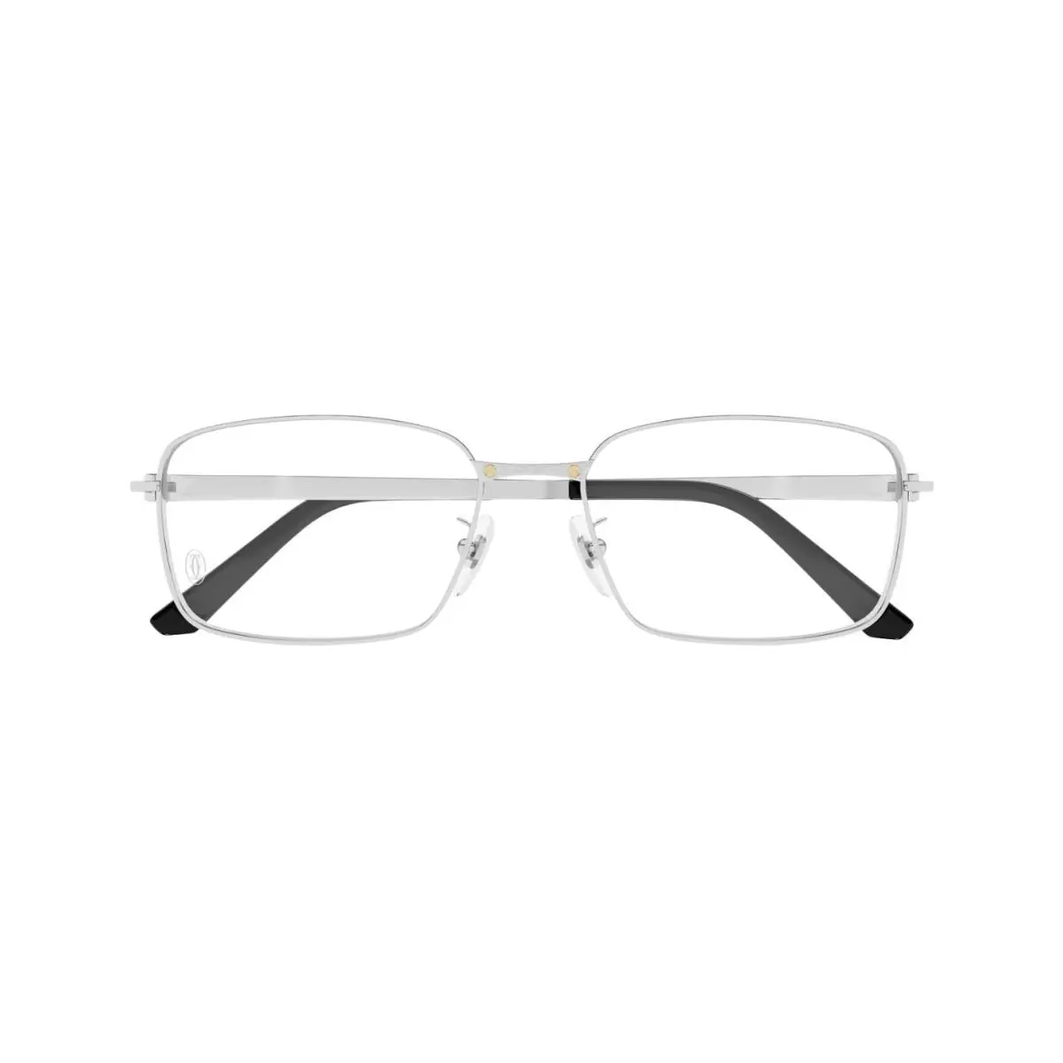 Santos Classic CT0555OA Rectangle Eyeglasses Silver by Cartier