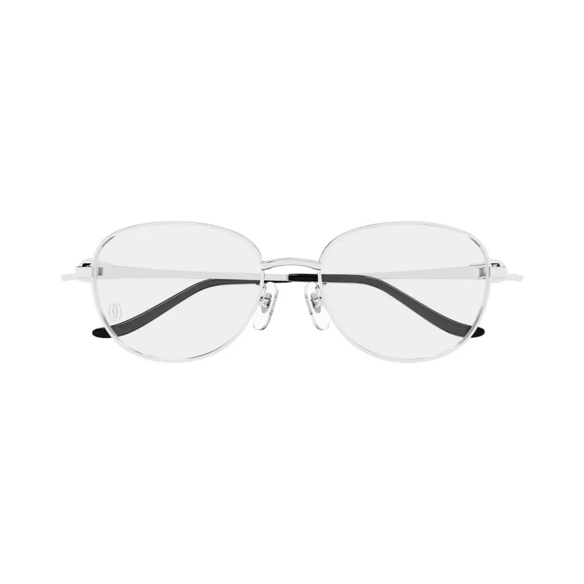 Panthère CT0603oA Oval Eyeglasses Silver by Cartier