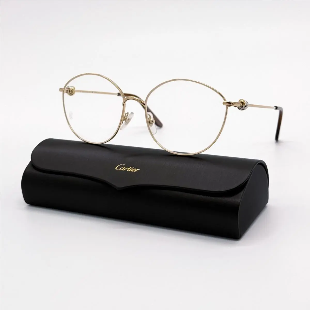 Cartier CT0375O 001 Gold Women Eyglasses