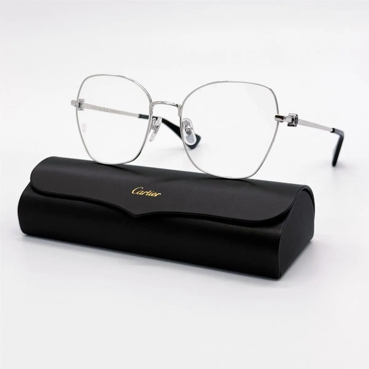 Cartier CT0413O 002 Silver Women Eyeglasses