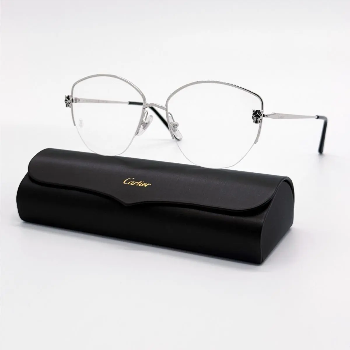 Cartier CT0370O 002 Silver Women Eyeglasses